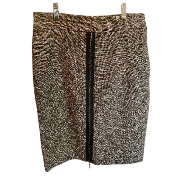 Classiques Entier Vintage Wool blend tweed Pencil Skirt 4 - Picture 3 of 11